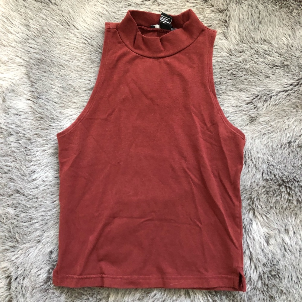 Auburn brown Halter Top